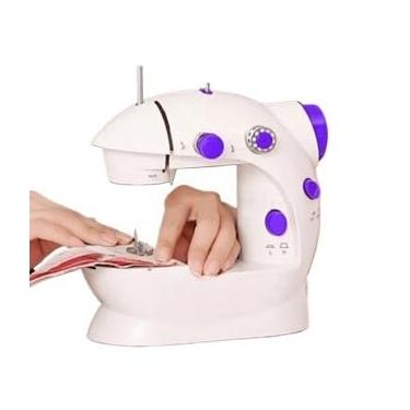 Imagem de Máquina De Costura Portátil Elétrica Pontos Com Pedal Dupla Velocidade Bivolt