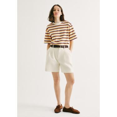 Imagem de Shorts Feminino Reto Em Alfaiataria-Feminino