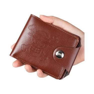 Imagem de Carteira Masculina Casual Multifuncional Com Múltiplos Slots Para Cart