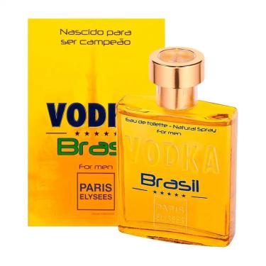 Imagem de Deo Colônia Vodka Brasil Amarelo Paris Elysees 100ML