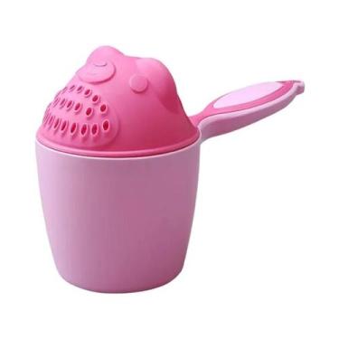 Imagem de Touca De Banho Para Bebê Com Desenho Animado, Copo De Shampoo Para Cri