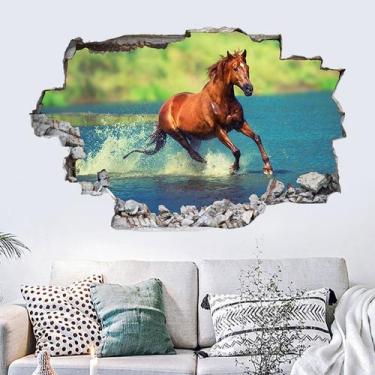 Imagem de Adesivos de parede Decalques autoadesivos de arte de parede em PVC 3D 