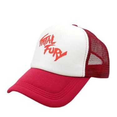 Imagem de Boné de beisebol Fatals Furys Anime Snapback, algodão preto - yiweisai