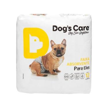 Imagem de Fralda Higiênica P/cães Macho Dog's Care 48 Unidades Tam GG - DOGS CAR