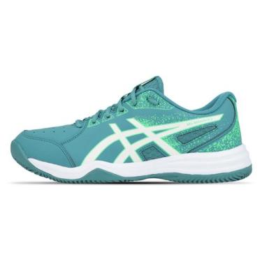 Imagem de Tênis ASICS Gel-Backhand 2 Saibro - Masculino - Azul/Verde, 39
