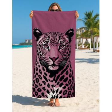 Imagem de Toalha De Banho Praia Estampa Animal Selvagem Arte Moderna - Use Thuco
