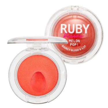 Imagem de Blush e Lip Bouncy Ruby Kisses Melon Pop! Peach Mbb03bb