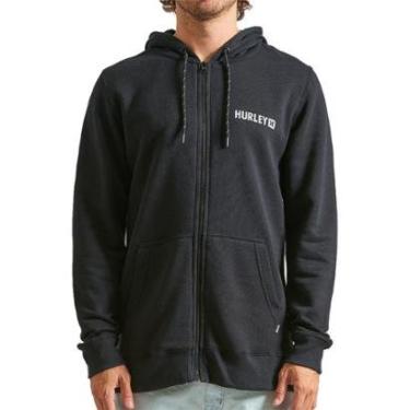 Imagem de Moletom Hurley Aberto Square WT24 Masculino-Masculino