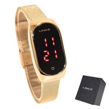 Imagem de Relógio Lince Feminino Digital Led Rosé LDR4641L PXRX