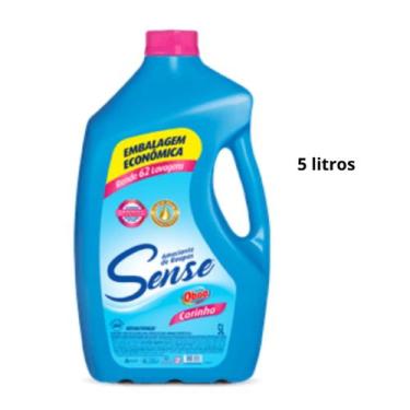Imagem de Amaciante de roupa sense qboa 5l carinho azul