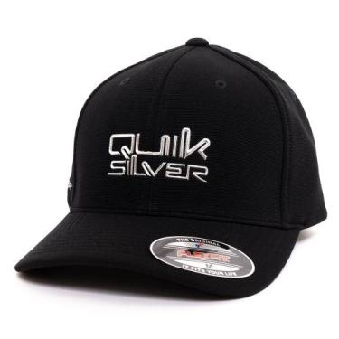 Imagem de Boné Quiksilver Aba Curva Omni Chrome Line WT25 Black, Preto, P