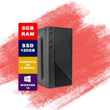 Imagem de Pc Computador Cpu Intel + Ssd 120gb, 8gb Memória Ram - OUZZE