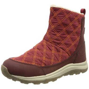 Imagem de KEEN Bota de neve feminina Terradora 2 Wintry impermeável sem fecho, Ruibarbo/Andorra, 8