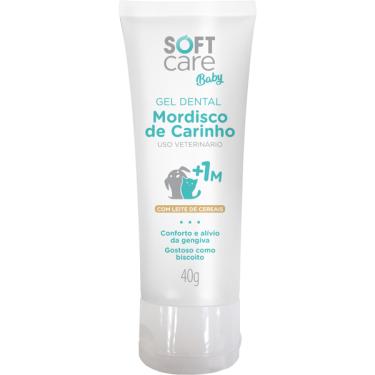 Imagem de Gel Dental Soft Care Baby Mordisco de Carinho para Cães e Gatos +1M - 40 g