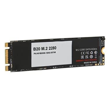 Imagem de M.2 SSD, PCB Material M.2 2280 SATA SSD Desempenho Estável Prático para Negócios (256 GB)