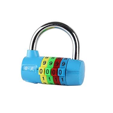 Imagem de Cadeado antifurto com senha para academia e senha