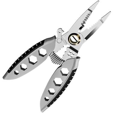 Imagem de Ferramenta de descascador de fio, descascador de fio multiuso profissional de 7 polegadas, 2024 nova ferramenta de descascamento de fio elétrico resistente, ferramenta de crimpagem de descascador de f