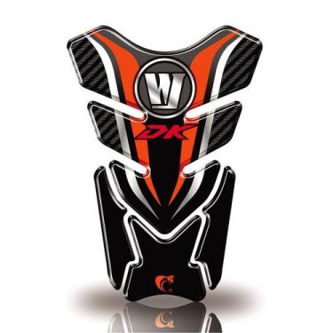 Imagem de Protetor De Tanque Adesivo Moto Haojue Dk Laranja - Cobra Motoparts, L