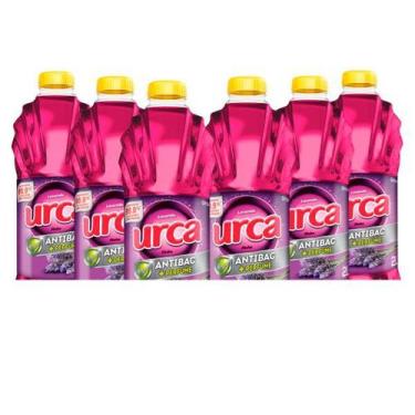Imagem de Kit 6 Desinfetante Urca Lavanda 2l