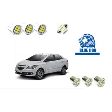 Imagem de Kit Lâmpada Prisma Led Gm Ano 2013 2014 2015 2016 2017 Ltz - Blue lion