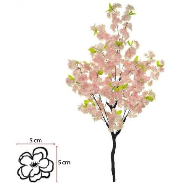Imagem de Planta Árvore Artificial Cerejeira X192 Rosa Claro 1,2m - FLORESCER DE