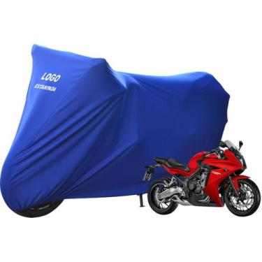 Imagem de Capa Para Moto Honda Cbr 650f, Cb 650f, Cbr 500r, Cb 500f - Mz, Azul