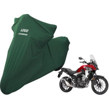Imagem de Capa De Cobrir Moto Honda CB 500 X Não Risca Pintura - Mz, Verde