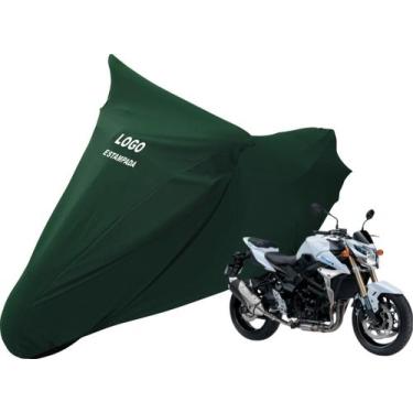 Imagem de Capa Para Cobrir Moto Suzuki GSR 750A Com Elasticidade - Mz, Verde