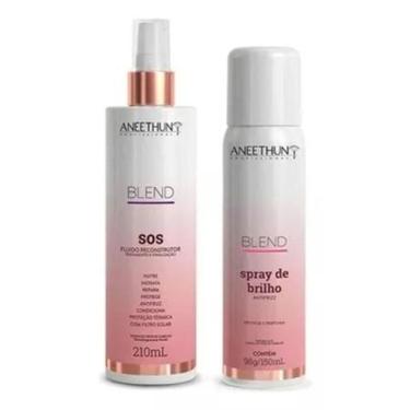 Imagem de Kit Blend Aneethun Sos Reconstrutor + Spray De Brilho