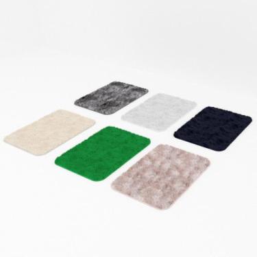 Imagem de Kit Jogo 6 Tapetes 60 X 40 Cm Peludo Banheiro Porta - Tapetes Saturs