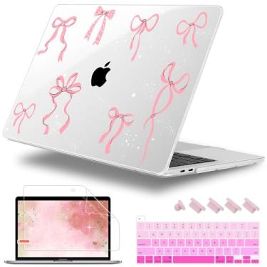 Imagem de Lepeoac MacBook Pro de 13 polegadas com Touch Bar, versão 2022 2021 2020 2019 2018 2017 2016, M2 A2338 M1 A2289 A2251 A2159 A1989 A1706 A11706 A111 708, teclado Capa e plugue de poeira, arco estrelado