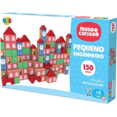 Imagem de Pequeno Engenheiro GGB 100 Peças Brinquedo de Montar Criativo Educativ