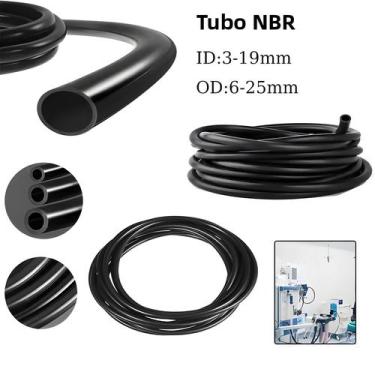 Imagem de Mangueira De Combustível De Borracha Nitrílica Preta 3mm a 19mm ID 3/1