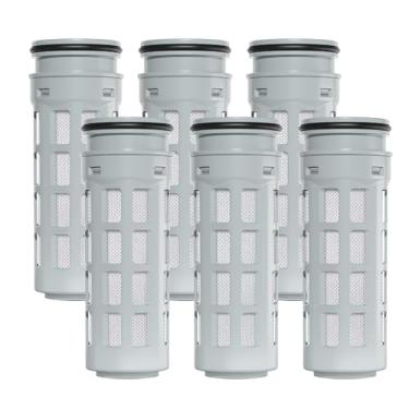 Imagem de Substituição para filtro de água Brita® Stream, jarras e dispensadores de filtro Brita® OB05, filtros despejados, filtros atualizados de 7 estágios, dura 2 meses, da AQUA CREST (pacote com 6)