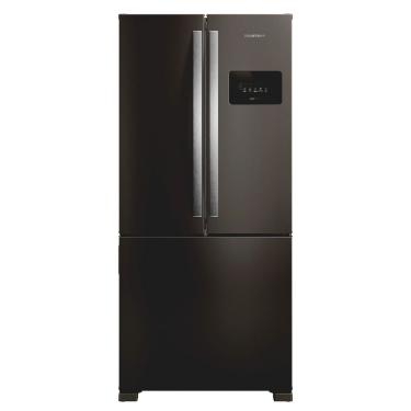 Imagem de Geladeira Frost Free French Door 3 Portas Preta Brastemp BRO85ME 110V