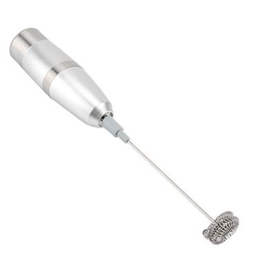 Imagem de Batedor Elétrico Portátil para Creme de Leite Café com Batedores Mola Aço Inoxidável Cabo Ergonômico Cabeças Desmontáveis Bater Mexer Ovos Manteiga So