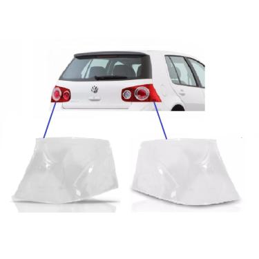Imagem de Par Lente Da Lanterna Traseira Canto Vw Golf Sportline 2008