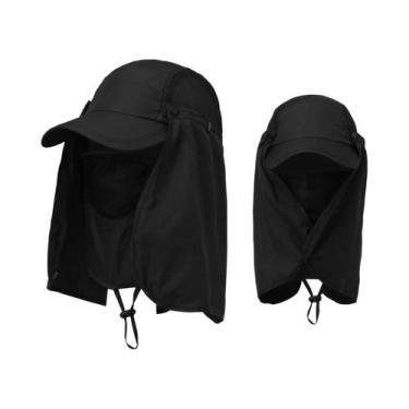 Imagem de Chapéu De Pesca Unissex Com Proteção Solar UV, Respirável, À Prova D'á