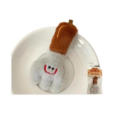 Imagem de Chaveiro De Pelúcia De Comida Com Desenhos Animados De Golfinho, Pão E