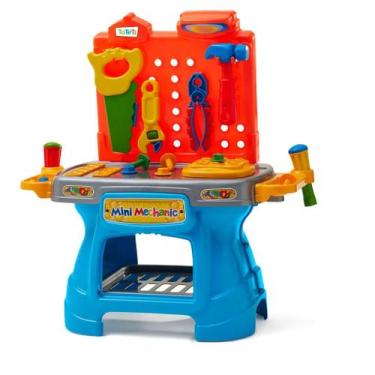 Imagem de Bancada De Ferramentas Mini Mechanic +kit ferramentas TaTeTi