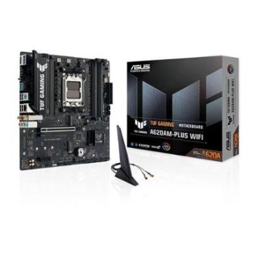 Imagem de Placa Mãe ASUS TUF GAMING A620AM-PLUS WIFI, AMD AM5 , m-ATX, DDR5, Wi-fi6 - 90MB1MZ0-M0...