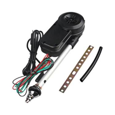 Imagem de Antena Elétrica Telescópica Automática 12V AM FM Para Rádio De Carro U
