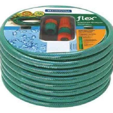 Imagem de Mangueira Jardim Flex Kit Esguicho 20M Tramontina 79172200