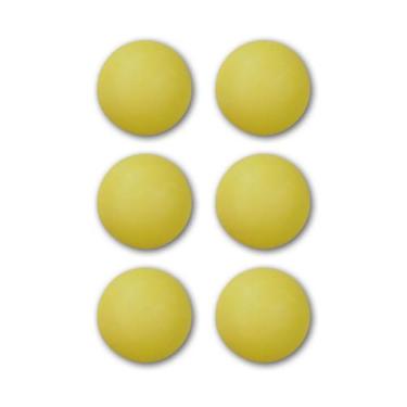 Imagem de Bolas / Bolinhas De Ping Pong Amarela Pacote Com 6 Unidades - Horizont