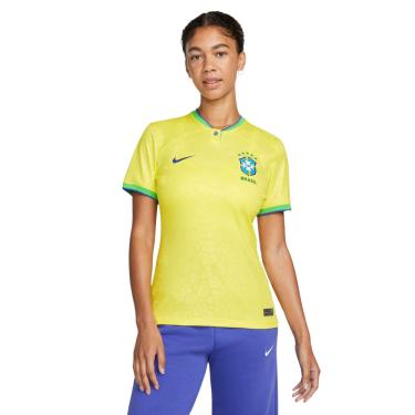 Imagem de Camisa Nike Brasil I 2022/23 Torcedora Pro Feminina - Amarelo