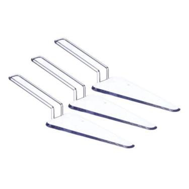 Imagem de Kit 03 Espatula Pá para Bolos Tortas PS Cristal Confeitaria - Três Tri
