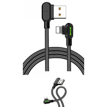 Imagem de Cabo carregador e dados IOS Gamer 90º 3A Lightning 1,8M - Mcdodo