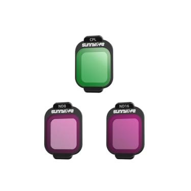 Imagem de YUULNMOP Kit de filtro ND para DJI Flip Drone,MCUV,CPL ND8 ND16 ND32 ND64 Conjunto de filtros de lentes de câmera multirevestidas para redução de luz acessórios de filtro de câmera Vlog (Conjunto