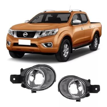 Imagem de Par Farol De Milha Auxiliar Frontier 2017 2018 2019 2020 2021 2022 - LENTE DE VIDRO