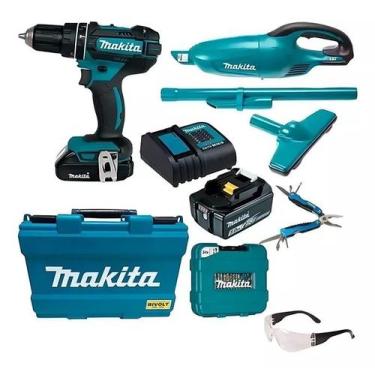 Imagem de Kit Parafusadeira/Furadeira Impacto e Aspirador de Pó MAKITA